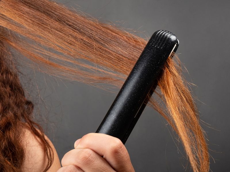Can High Heat From Hair Straighteners Affect Your Natural Color?